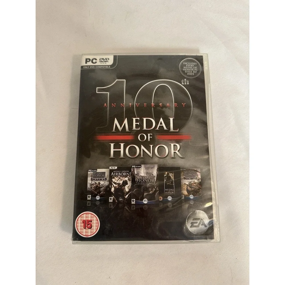 10th Anniversary Medal of Honor PC DVD Video Game Rated T EA Games